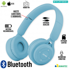 Headphone Bluetooth ST-95 Starmega - Azul